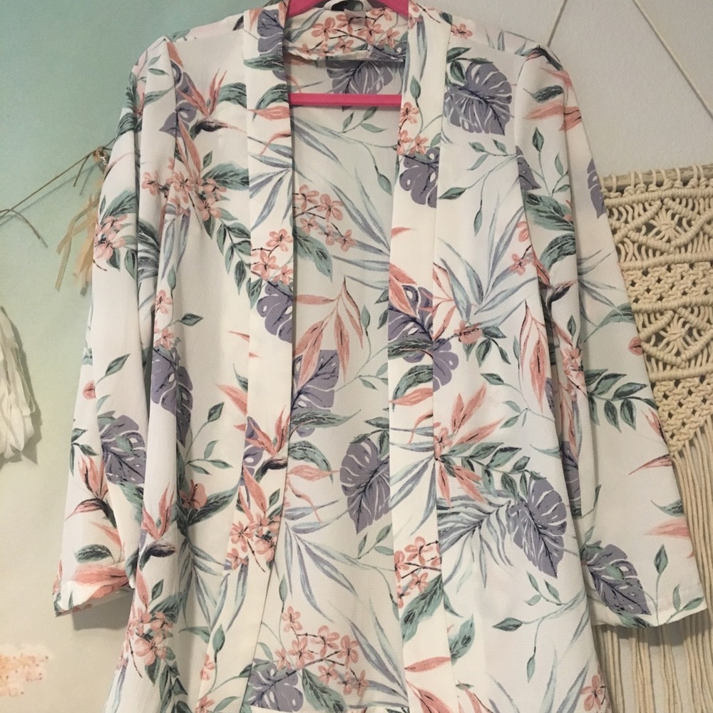 Floral kimono